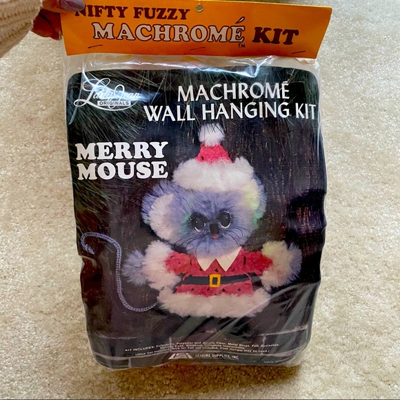 Vintage Machromé Wall Hanging Kit Mighty Mouse - Picture 1 of 5